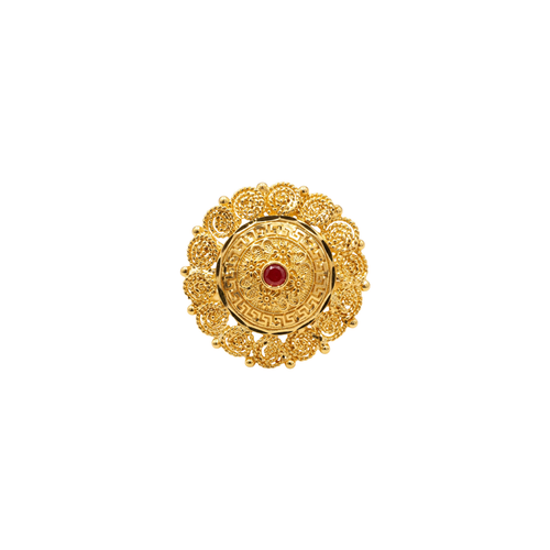 Ritvaa Rajwadi Kundan Chakra Ring