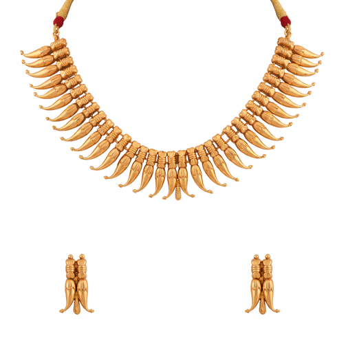 Rajkaanti Necklace Set – Heritage 24K Gold Layered Necklace Set by Ritvaa