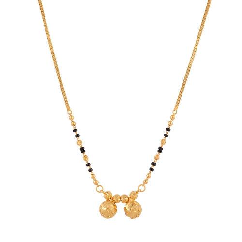 Minimalist Gold Ball Mangalsutra