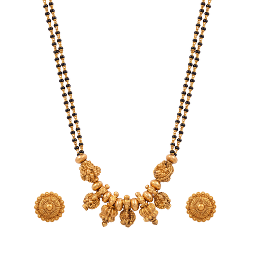 Ornate Cluster Gold Mangalsutra
