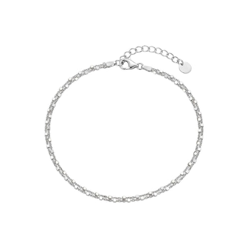 Whisper: Chain Anklet in 925 Sterling Silver