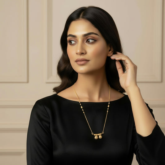 Ritvaa Sleek Aura - Eternal Twin Domes - Ritvaa SmartGold Jewellery