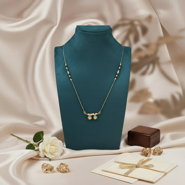 Ritvaa Sleek Aura - Eternal Twin Domes - Ritvaa SmartGold Jewellery