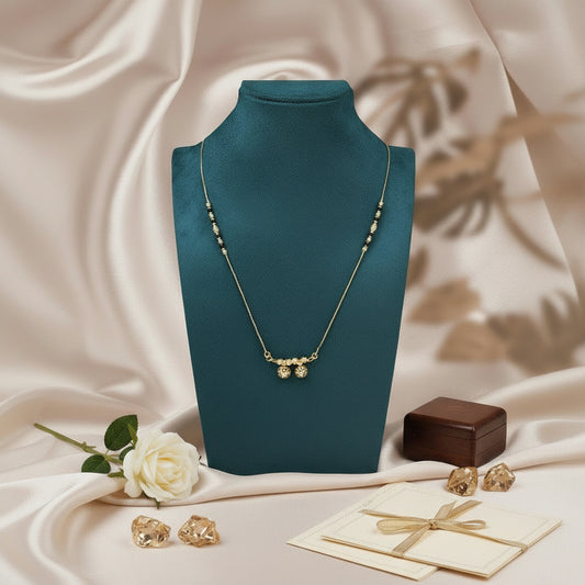 Ritvaa Sleek Aura - Eternal Twin Domes - Ritvaa SmartGold Jewellery