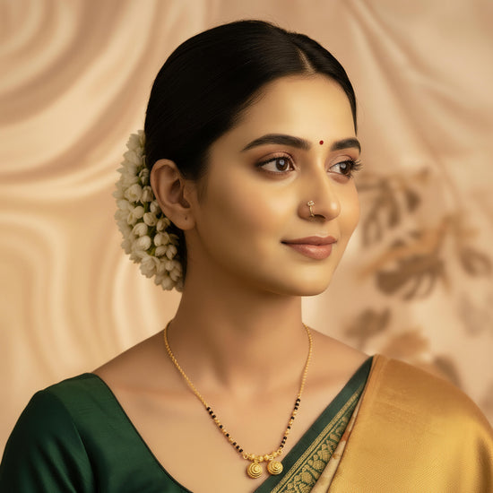 Ritvaa Festive Couture - Golden Swirl - Ritvaa SmartGold Jewellery