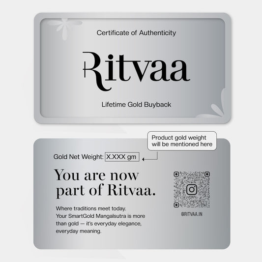 Ritvaa Saat Phere - Twin Circles of Promise - Ritvaa SmartGold Jewellery