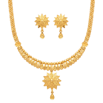 Ritvaa Floral Tapestry Necklace Set