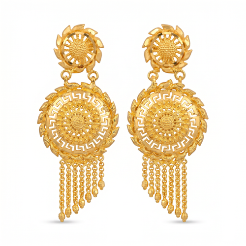 Ritvaa Classic Ring Drop Earrings