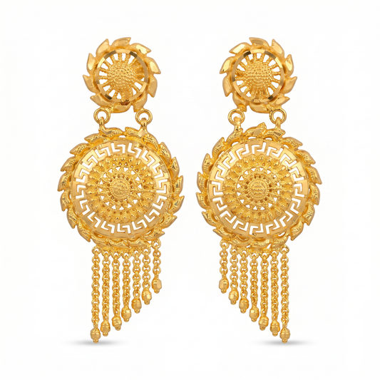 Ritvaa Classic Ring Drop Earrings