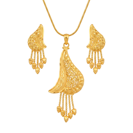 Ritvaa Designer Fusion Pendant Set