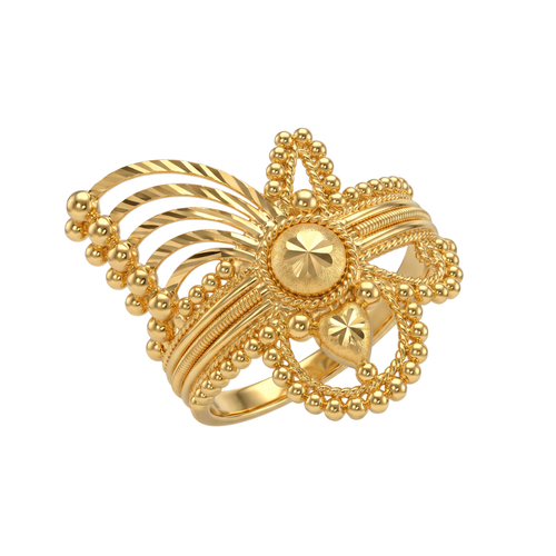 Ritvaa Vintage-Inspired Engraved Ring