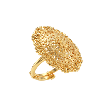 Ritvaa Textured Finish Ring