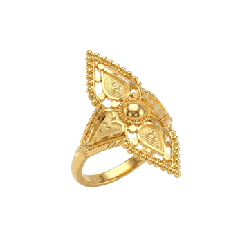 Ritvaa Leaf Motif Elegant Ring