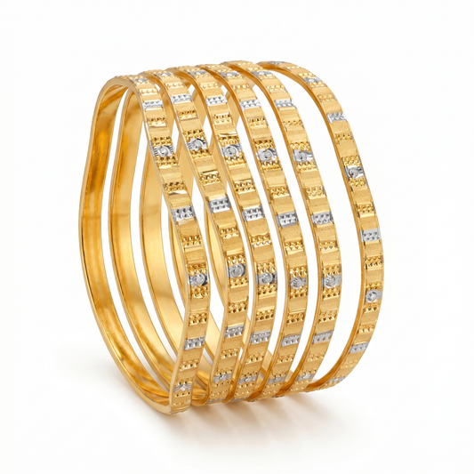 Ritvaa Suvarnika Bangles  (6 pcs)