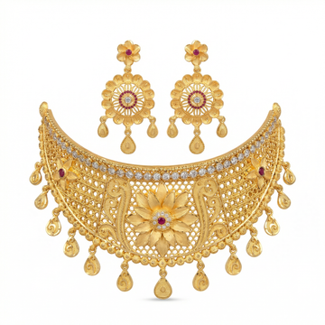 Ritvaa Paithani Grace Choker Set