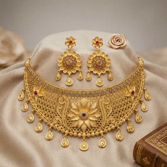 Ritvaa Paithani Grace Choker Set