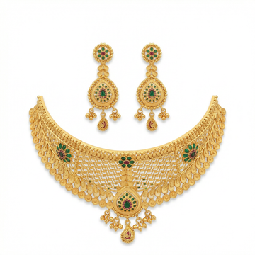 Ritvaa Imperial Petal Choker Set