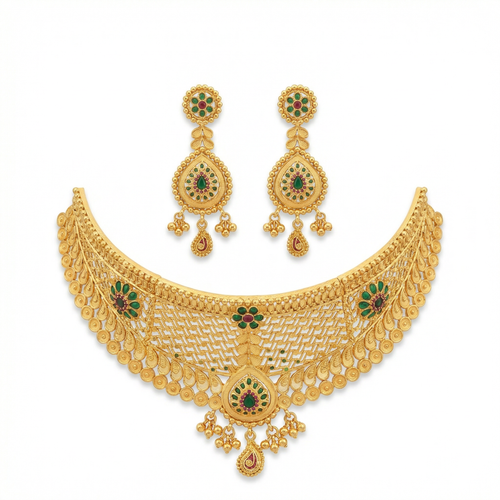 Ritvaa Imperial Petal Choker Set