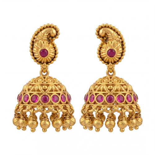 Ritvaa Antique Mango Garland Earrings