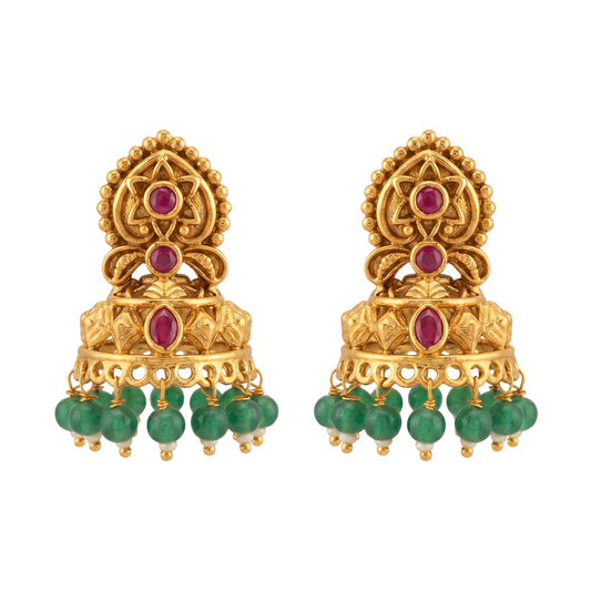 Ritvaa Ethnic Festival Torch Earrings