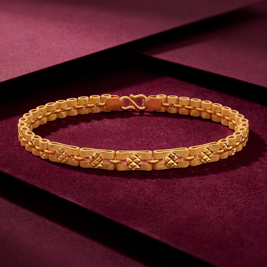 Rajvek Men’s Gold Bracelet