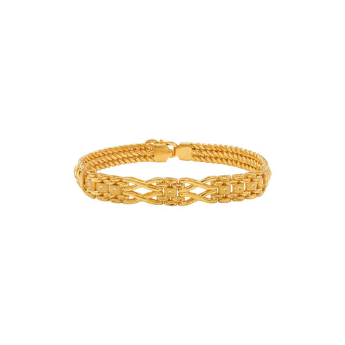 Braided Mesh Gold Bracelet