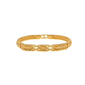Braided Mesh Gold Bracelet
