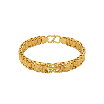 Ornate Link Gold Bracelet