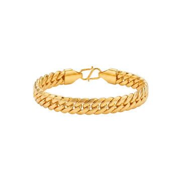 Prestige Yellow Gold Armor Mesh Statement Bracelet