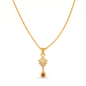 The Vrushti Ruby Pendant