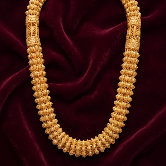 Gold layered Granthimala