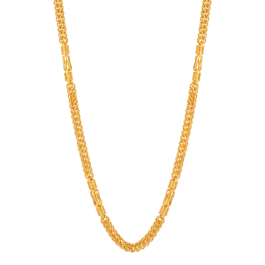 Agama Interlinked Chain 24K Gold-Layered Necklace
