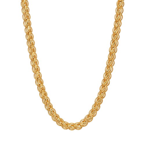 Vayu Chain: Textured Double Rope Chain