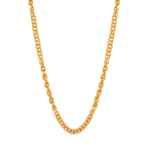 Multi-Strand Designer Gold Chain