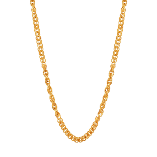 Multi-Strand Designer Gold Chain