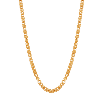 Intricate Woven Gold Chain