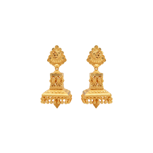 Intricate Ethnic Drop Earrings