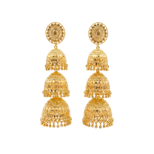 Trivenika Jhumkas