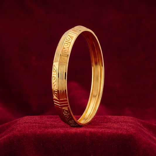 Classic Men's Engraved Kada