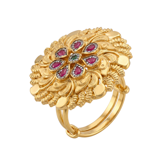 Elika Kundan Ring