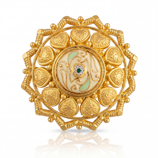 The Ivory Heart Statement Ring