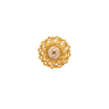 The Ivory Heart Statement Ring
