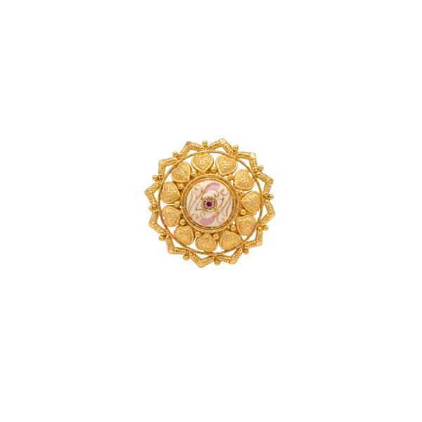 The Ivory Heart Statement Ring