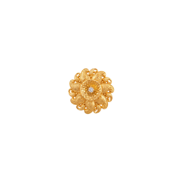 Goonj Ornate Floral Filigree Statement Ring