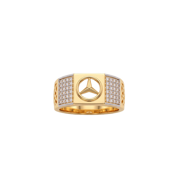 Torq Men's Gold-Toned Statement Ring