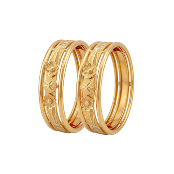 Multi-Strand Gold Bangles