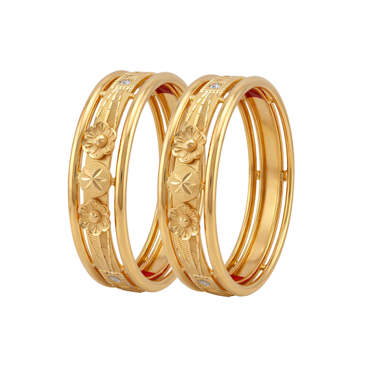 Multi-Strand Gold Bangles