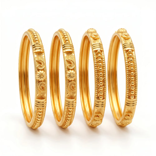 Ritvaa Pushp Rekha Bangles 4 PCS