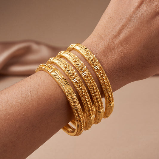 Ritvaa Kanak Pushp 4PC Bangles