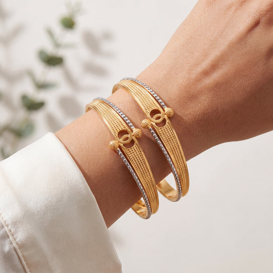 Ritvaa Kanakbindu Bangles  (2 pcs)